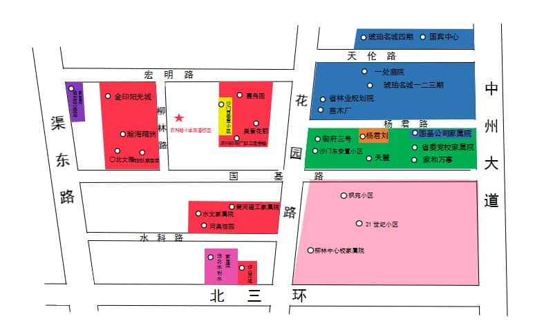 2023年郑州市金水区农科路小学国基校区划片和现场报名指南